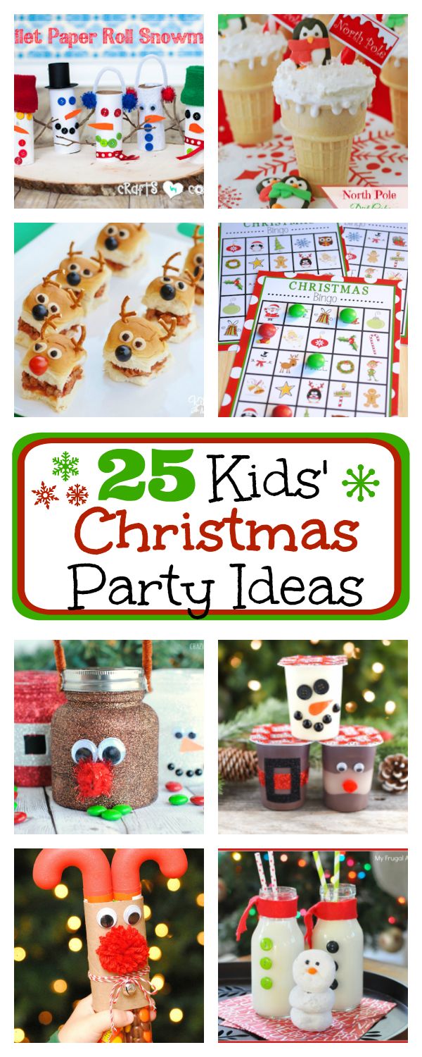 25 kids's christmas party ideas including cupcakes, cookies and desserts