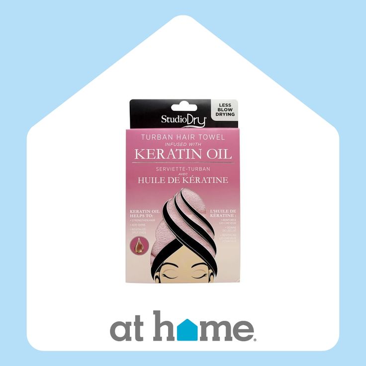 Transform your hair-drying experience! With the Studio Dry Infused Hair Turban Keratin, say goodbye to dripping hair! This innovative hair turban is designed to quickly and efficiently absorb excess moisture, leaving your locks feeling fresh and ready to style. Indulge in the ultimate hair pampering with this convenient hair turban. Its unique keratin-infused fabric helps to reduce frizz and enhance shine, giving you that salon-fresh look in the comfort of your own home. Quickly absorbs excess moisture. Keratin-infused fabric reduces frizz and enhances shine. Perfect for use at home or on-the-go. Measures 8in. L - 1.6in. W - 5.1in. H. | Studio Dry Infused Hair Turban Keratin, Pink, Fabric Hair Drying, Birthday Coupons, Hair Turban, Sms Message, Upper And Lowercase Letters, At Home Store, Pink Fabric, Keratin, Lower Case Letters