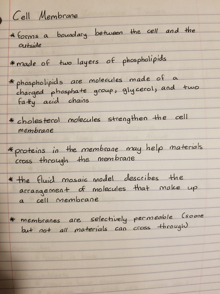 a piece of paper with writing on it that says cell membranes and cellulars