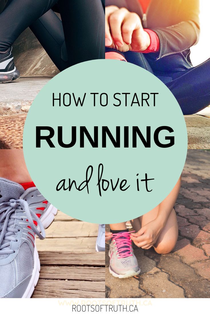 two people sitting on a bench with the words how to start running and love it