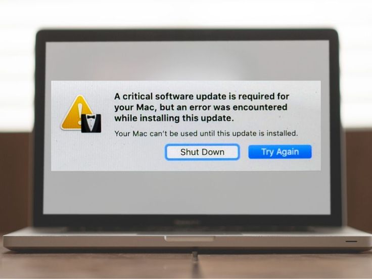 a computer screen with an error message on it