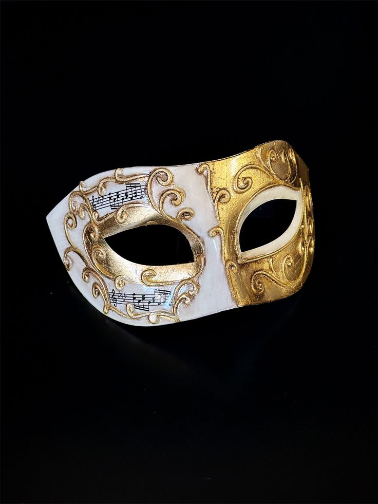 This exquisite mask exudes sophistication and charm. The intricate musical notes add a touch of melody to your ensemble, making it perfect for masquerade balls, galas, and unforgettable nights.


Age Group/Gender - Adult/Men's

Size/Type - One size fits all adults

Mask Color - Gold

Mask Material - Polyresin

Accent Material - Paint

Special Features - Music Notes Venetian Formal Eye Mask, Elegant Eye Mask For Theater, Elegant Theater Eye Mask, Elegant Adjustable Masquerade Mask For Mardi Gras, Formal Venetian Eye Mask For Masquerade, Elegant Formal Masks For Carnival, Elegant Formal Mask For Carnival, Elegant Gold Theater Masks, Venetian Style Formal Eye Masquerade Mask