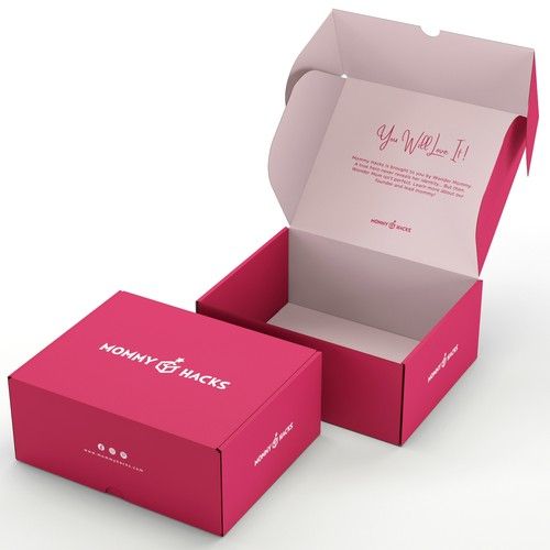 the pink box is open and ready to be opened