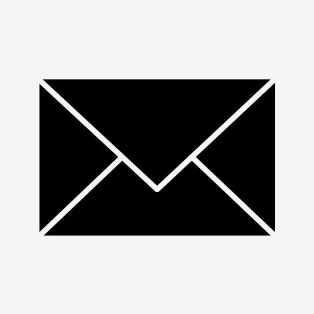 an email envelope icon on a white background