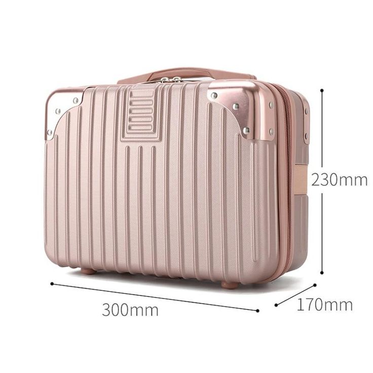 Delivered to you in 3 days.
Indulge yourself with Vanity Case Suitcaseessential for occasional or daily use on all your travels.


FUNCTIONAL : Easy to take with you and an essential companion for your suitcases on the move.


PRACTICAL: It gives you the space you need to store your toiletries (toothbrush, toothpaste, shower gel, deodorant, razor, soap...), make-up and cosmetics.You'll have all your essential body care products at your fingertips, so you can travel with peace of mind!


VERSATIL Multifunctional Portable Luggage For Daily Use, Portable Pink Travel Case, Multifunctional Portable Rectangular Luggage, Multifunctional Rectangular Portable Luggage, Portable Rectangular Travel Cosmetic Storage Case, Rectangular Pink Travel Case, Portable Travel Case, Pink Cosmetic Bag With Luggage Sleeve For Travel, Rectangular Cosmetic And Toiletry Storage For Travel