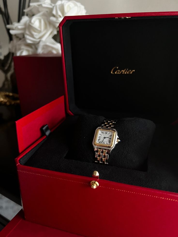 Vintage Photography Women, Jewelry Book, Mack Up, Lux Fashion, Vintage Watches Women, Cartier Panthere, Fancy Jewellery Designs, Cartier Watch, Classy Jewelry