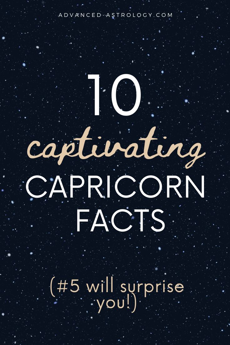 the text reads, 10 captivating capricorn fact 5 will surprise you