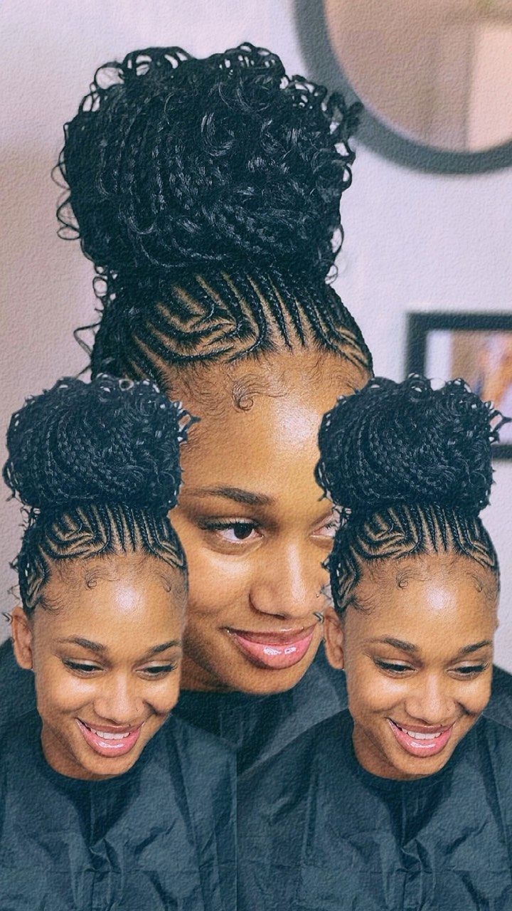 𝗧𝗿𝗶𝗯𝗮𝗹 𝗯𝗿𝗮𝗶𝗱𝘀____😍❤️ (cornrows in the front with knotless braids at the back) #myhandworks | Instagram Cornrow And Knotless Braids Hairstyles, Hairstyles Straight Up, Hairstyle For 2024, Hairstyles Straight Up Braids, Cornrow Knotless, Straight Back And Braids Hairstyle, Black Hair Cornrow Styles, Braids In Front Braids In Back, Straight Back With Braids At The Back