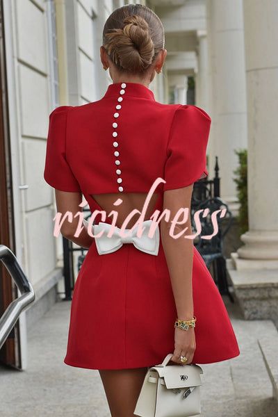 Loose Midi Dress, 파티 드레스, Petal Sleeve, Jumpsuit Outfit, Mini Robes, Christmas Party Dress, Style Party, Mini Dresses For Women, Satin Bow