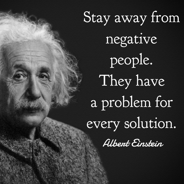 albert einstein quote about negative people