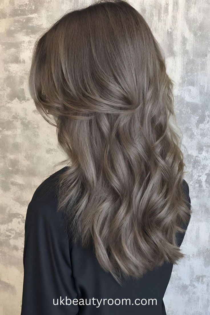 2024 Hair Color Trends | Stay Ahead of the Fashion Curve Dark Brown Hair With Colored Money Piece, Light Ash Blonde Hair With Highlights, Cool Tone Dark Hair, Dark Cool Blonde Hair, Cool Hair Tones, Ash Dark Blonde Hair, Ash Colored Hair, Bra Length Hair, Dark Ash Hair