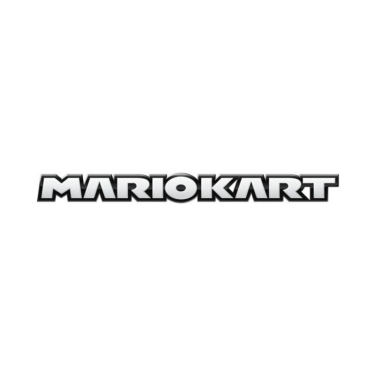 It’s text in a usual print and the color is a gradient of white to light gray (top to bottom) with it’s outline black. The text says Mario Kart with the words in all caps and put together. Mario Banner, Mario Logo, Bd Card, Mario Kart Ds, Cart Logo, Super Mario Kart, Heart Stopper, Team 8, Mario Kart