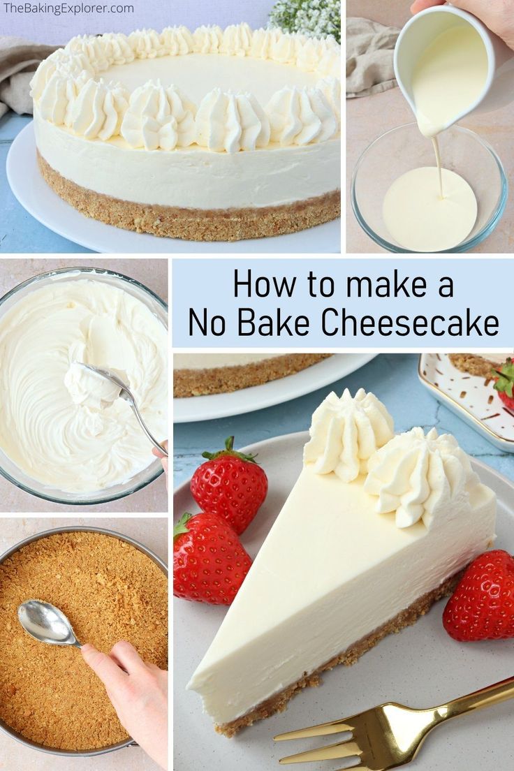 how to make a no bake cheesecake