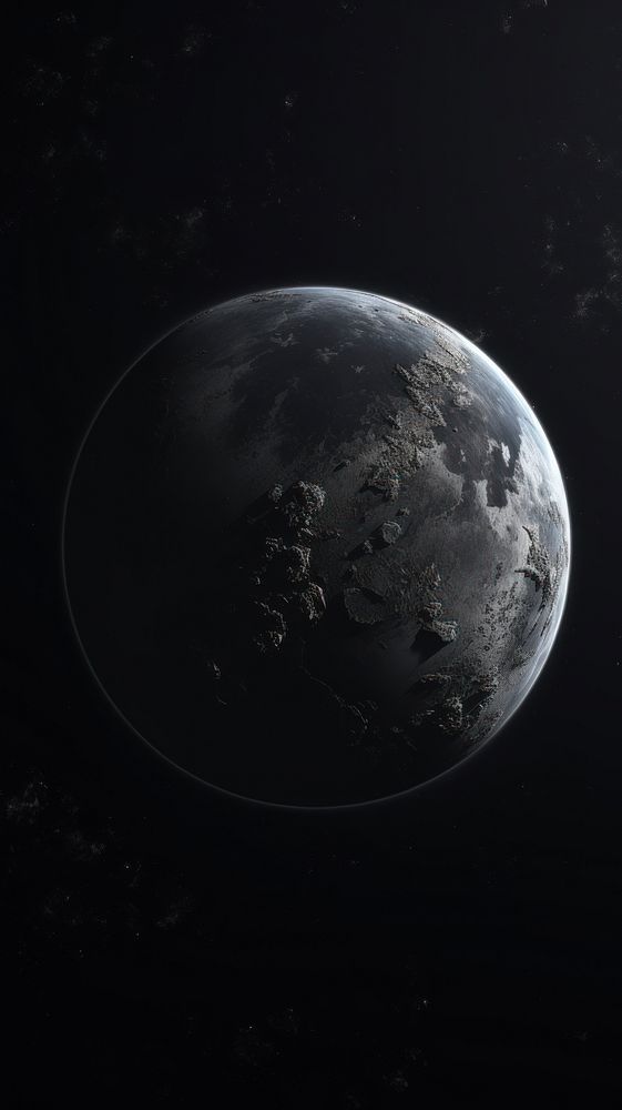 an artist's rendering of the planet in space