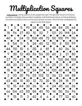 Multiplication Squares 1-12 Multiplication Squares Game, Multiplication Squares Printable, Ace Math, Christmas Multiplication Worksheets, Multiplication Squares, Math Worksheets For Kids, Printable Multiplication Worksheets, Multiplication Worksheet, Multiplication Flashcards