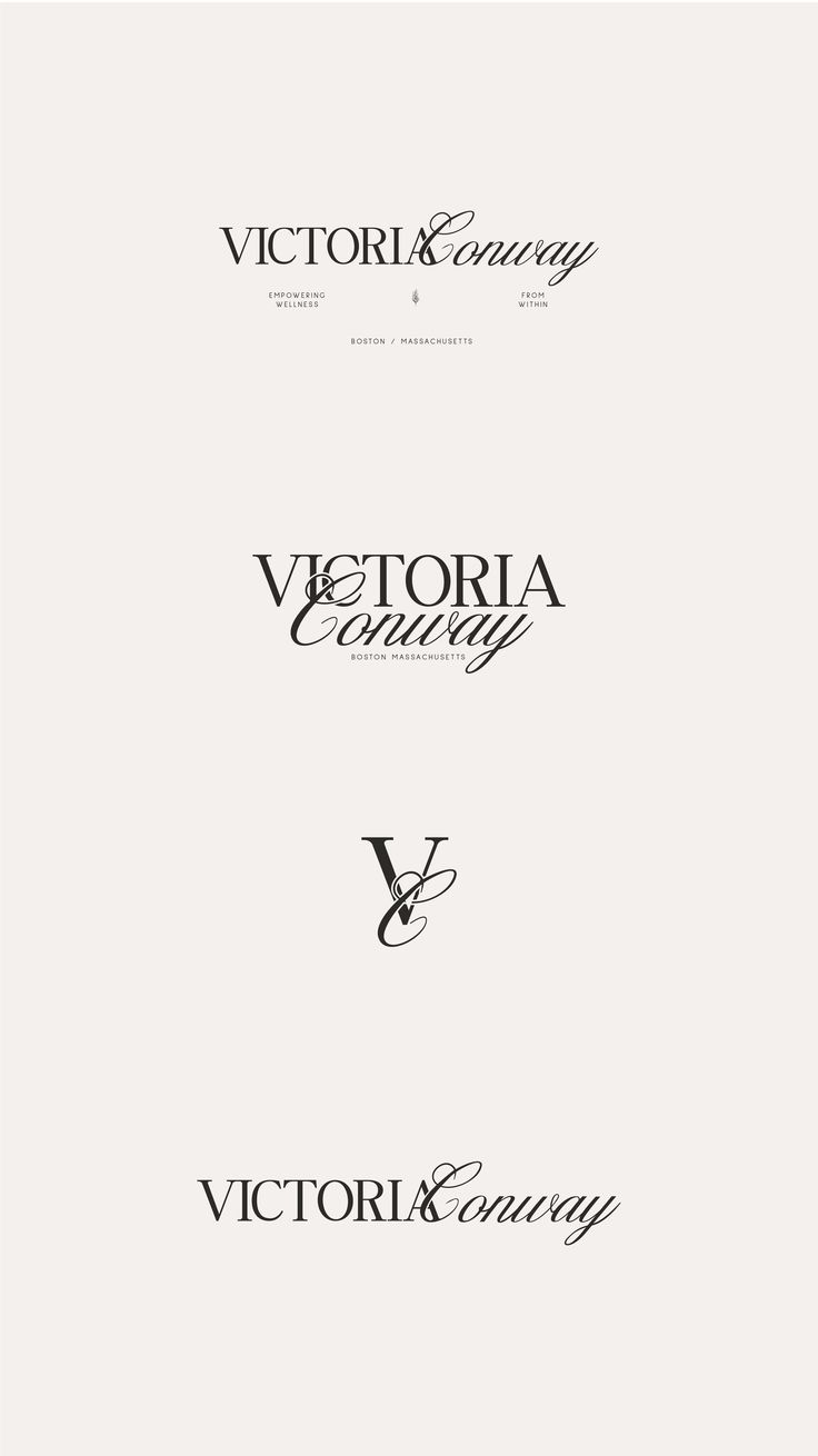 three different logos for victoria century, victoria & company and victoria & company on white paper