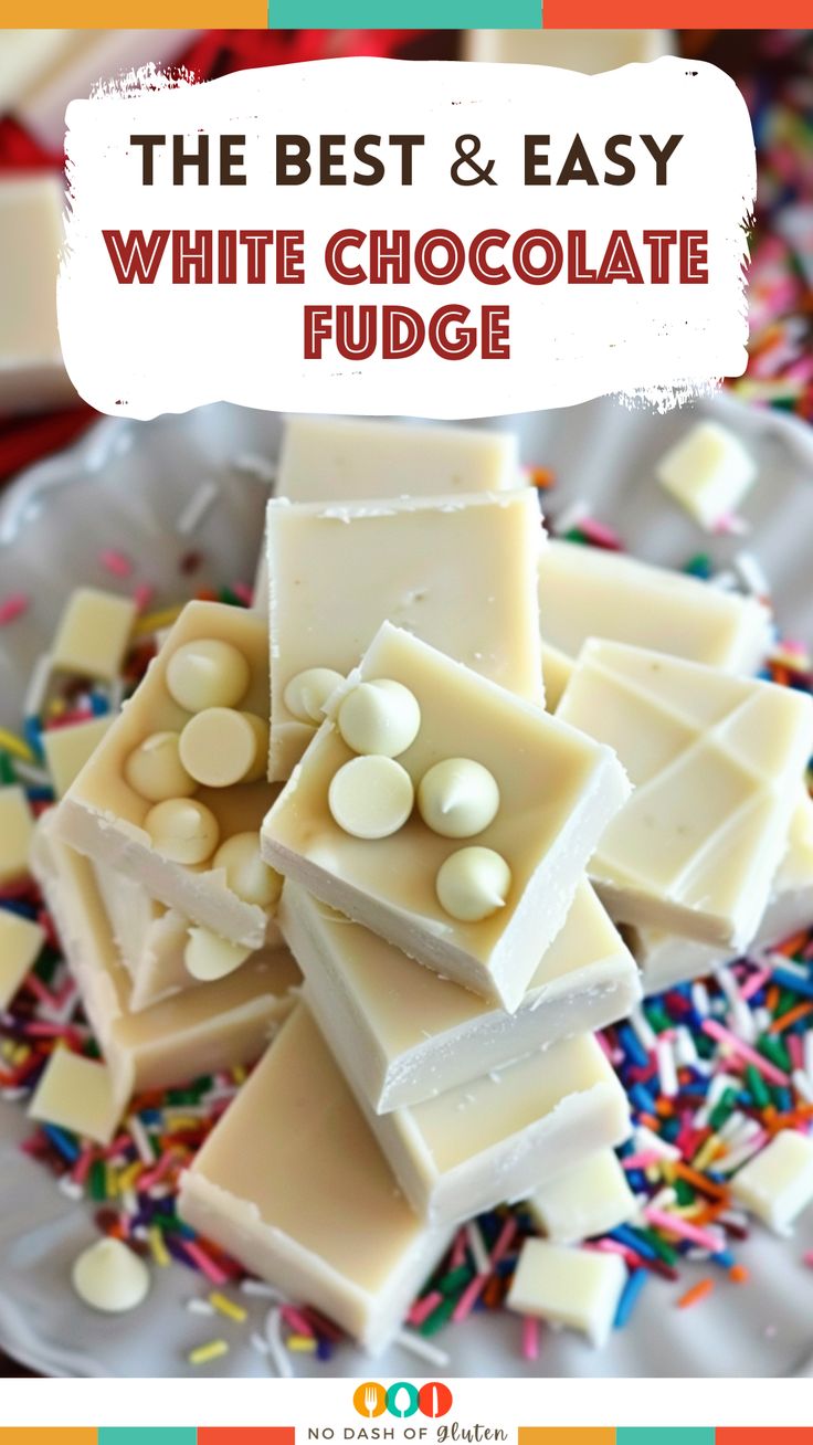 the best and easy white chocolate fudge