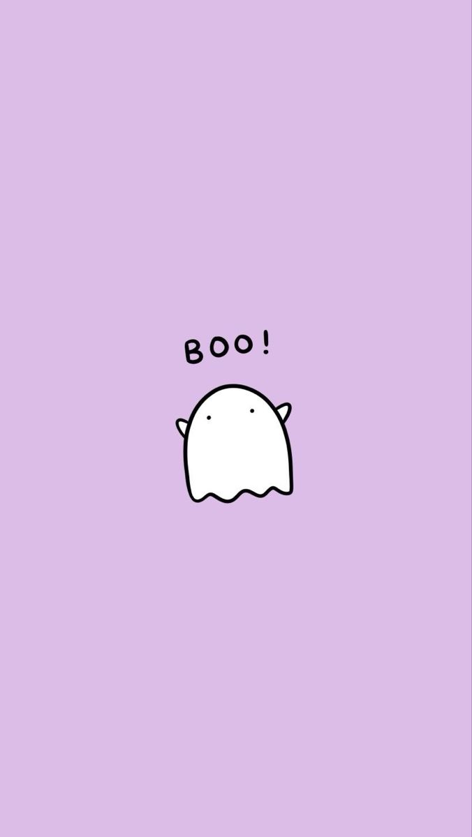 an animal with the word boo on it's face in front of a purple background