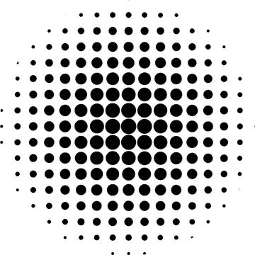 an abstract black and white pattern with circles