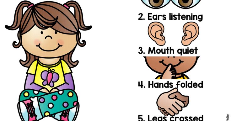 a poster with instructions for ear listening and how to use the same sound in your child's ears