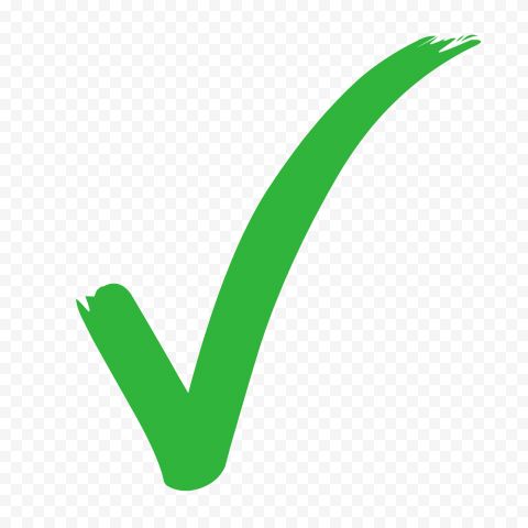 a green check mark with the word yes on it's bottom corner, in front of a white background