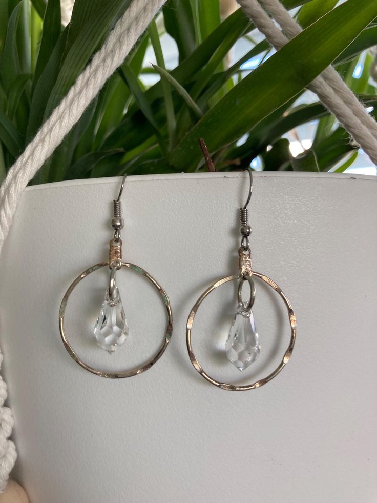 Super cute dangly hoop earrings. Has glass teardrop bead dangle in center of hoop. Great western or fancy earring. Huggy Earrings, Fancy Earrings, Great Western, Doll Jewelry, Teardrop Beads, Beaded Dangles, Beaded Earrings, Doll Toys, Diy Jewelry