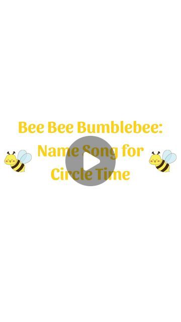 the bee bumblebee name song for cricket time