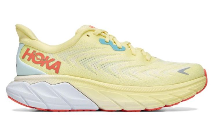 HOKA ONE ONE Arahi 6 'Yellow Pear Sweet Corn' 1123194-YPSC Hoka Shoes Outfit, Hoka Shoes Woman, Shoes Yellow, Hoka Shoes, Neutral Shoes, Best Walking Shoes, Sneaker Release, Soft Shoes, Best Running Shoes