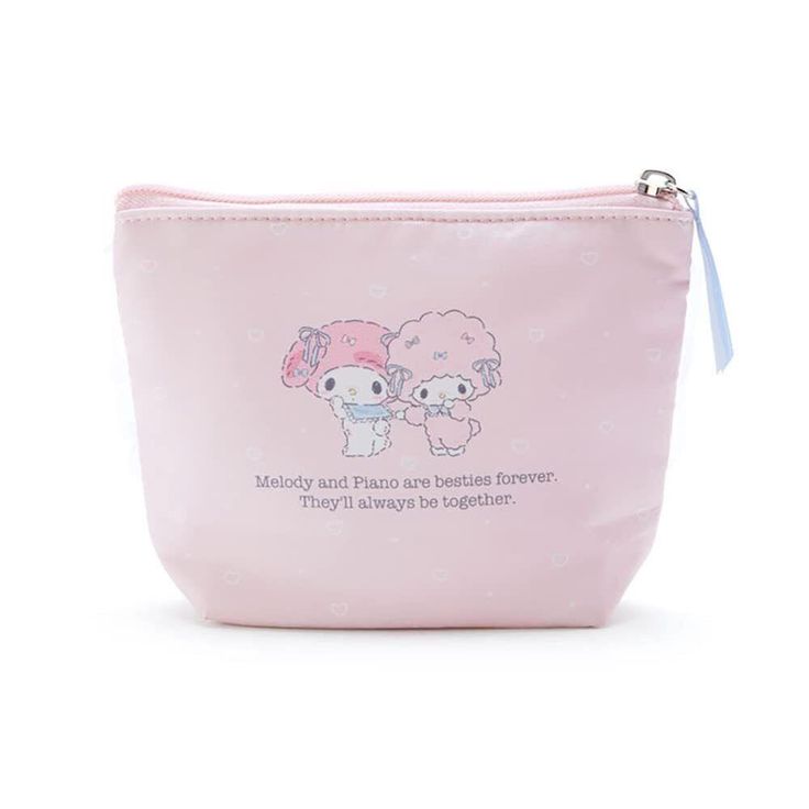 The best way to stay kawaii and organized at the same time is by using these cute pouches! You can store anything from small accessories, cosmetics, snacks, or even money. Make sure to keep any of these mini kawaii pouch bags on hand at all times so you don't forget anything important! This Sanrio pouch features a pastel illustration of My Melody and My Sweet Piano! Cute Portable Pencil Case For Storage, Pink Kawaii Bag With Zipper Pouch, Pink Pouch For Daily Use Cosmetic And Toiletry Storage, Pink Pouch For Daily Cosmetic And Toiletry Storage, Pink Cosmetic And Toiletry Storage Pouch For Daily Use, Cute Daily Use Pouch Pencil Case, Cute Daily Use Pencil Case Pouch, Cute Pencil Case With Zipper For Daily Use, Cute Pouch Pencil Case For Daily Use