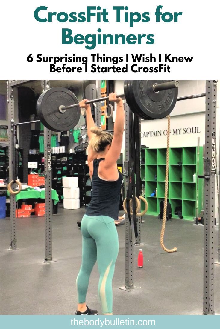 a woman is doing crossfit exercises in the gym with text overlay that reads,