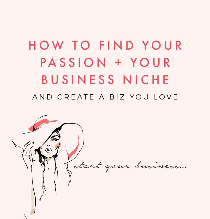 a woman wearing a hat with the words how to find your passion and your business niche