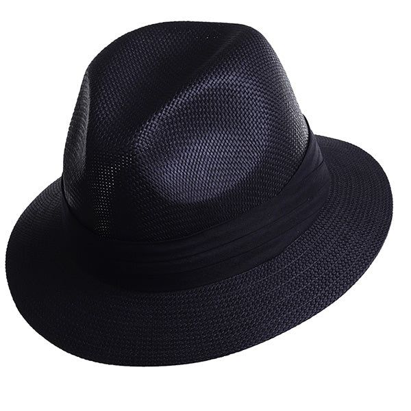 Fedora Hats with Grosgrain Band, 2.15 inch brim, Awesome for casual and formal outings. Panama Hats, Straw Hats. Classic Black Fedora Panama Hat, Black Straw Hat With Curved Brim, Black Panama Hat With Curved Brim, Classic Black Hat For Travel, Classic Black Travel Hat, Black Curved Brim Hat For Travel, Black Travel Hat With Curved Brim, Black Brimmed Fedora For Summer, Black Summer Fedora With Curved Brim