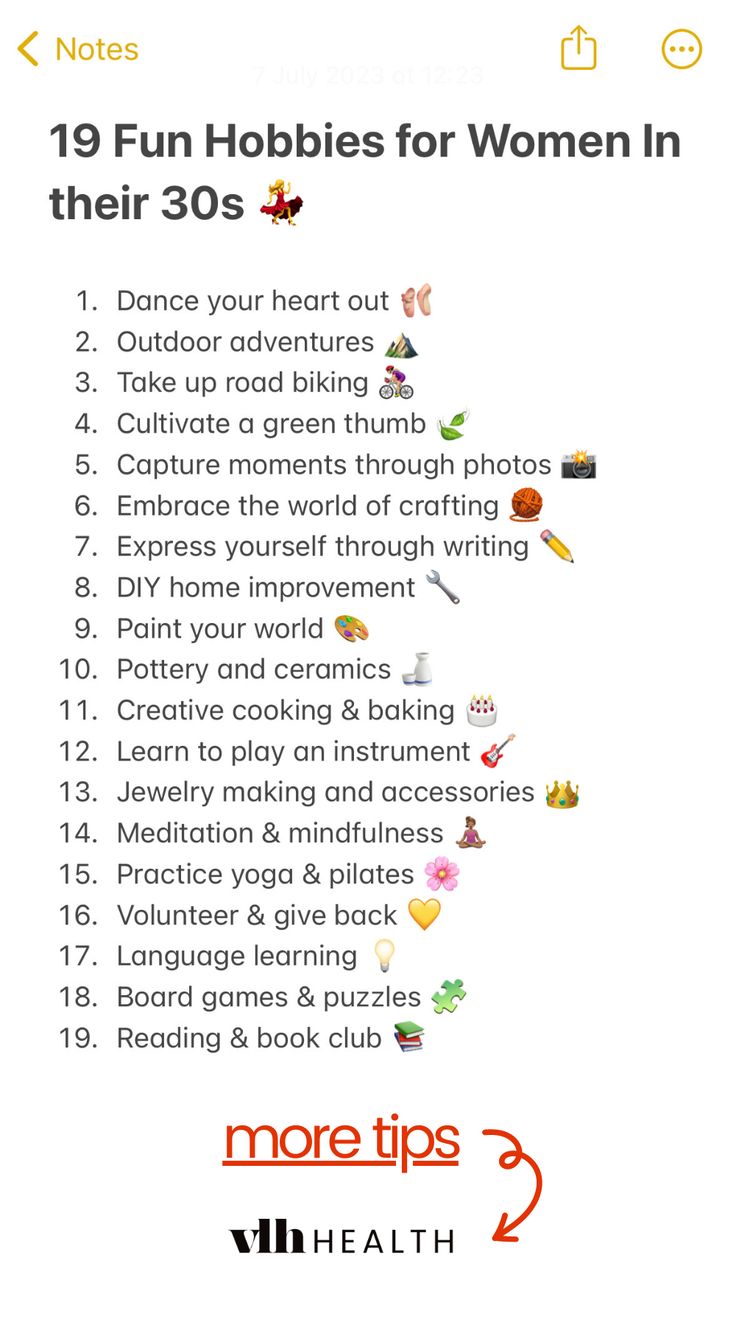 19 Fun Hobbies For Women In Their 30s - VLH health Fun Hobbies For Women, Hobbies To Pick Up, Unusual Hobbies, Women In Their 30s, Easy Hobbies, Hobbies For Women, Hobbies To Try, Full Life, Easy Learning