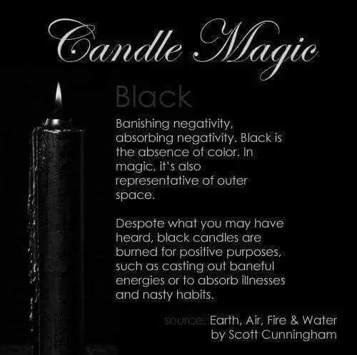 Black Candle Symbolism Black Candles Magic, Candle Magik, Magic Journal, Candle Meaning, Candle Color Meanings, Magic Colors, Black Candle, Magick Spells, Candle Magick