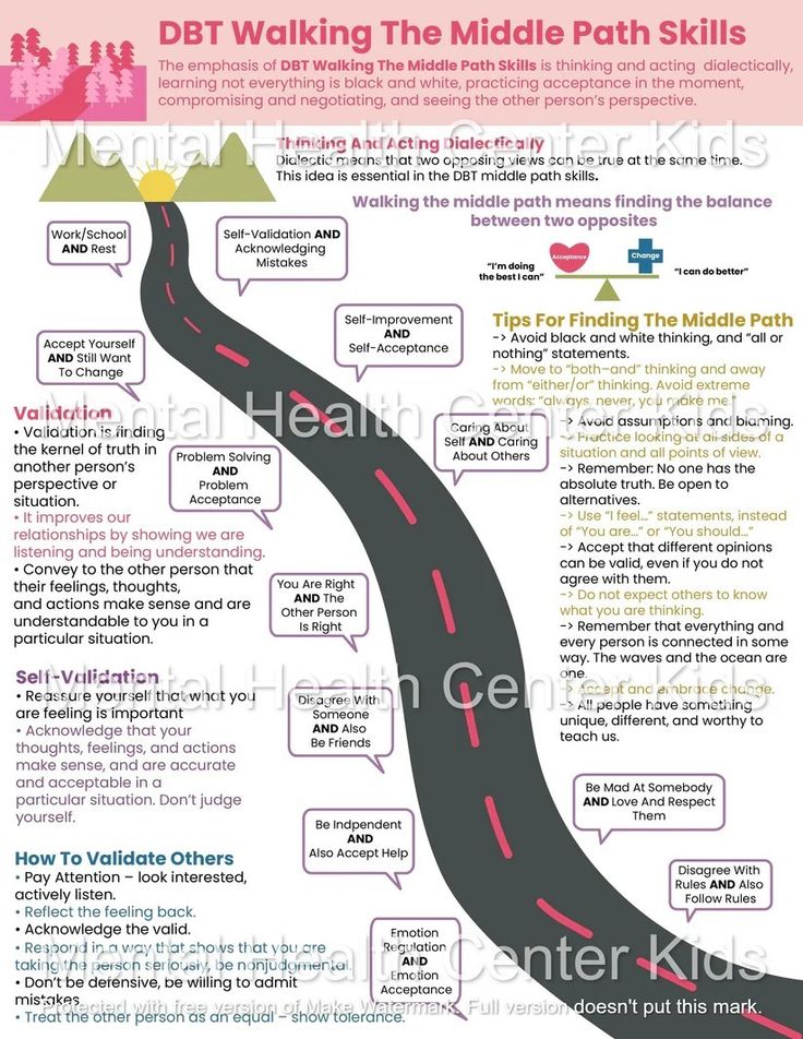 Skills To Develop, Cbt Techniques, Dbt Therapy, Dbt Skills, Mental Health Activities, Mental Health Center, Skills For Kids, Dialectical Behavior Therapy, Mental Health Facts