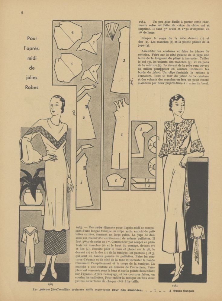 an old fashion book with pictures of women's clothing and accessories in french language