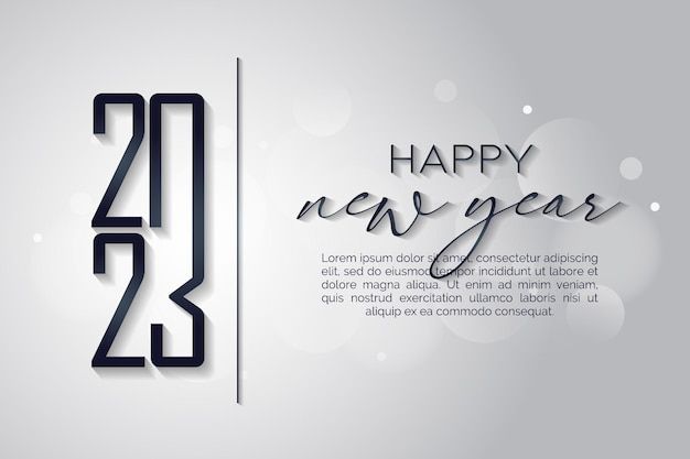 happy new year 2013 with the number twenty five in black and white, on a gray background