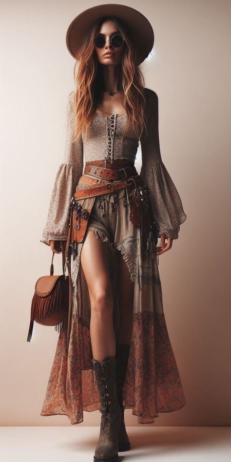 Boho Dress Fall, Salem Witches, Look Hippie Chic, Look Boho Chic, 70 Fashion, Mode Hippie, Bohemian Style Clothing, Estilo Hippie, Boho Style Outfits