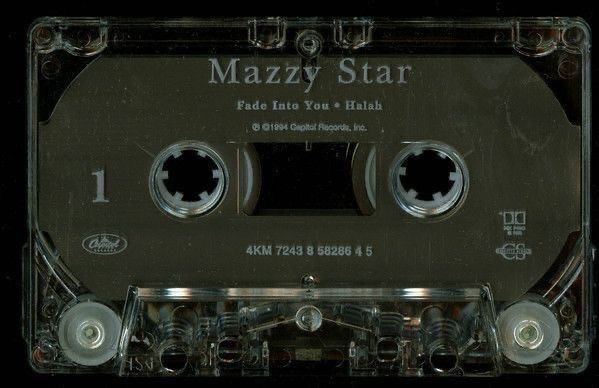 an old black cassette with the words mazzy star on it's front side