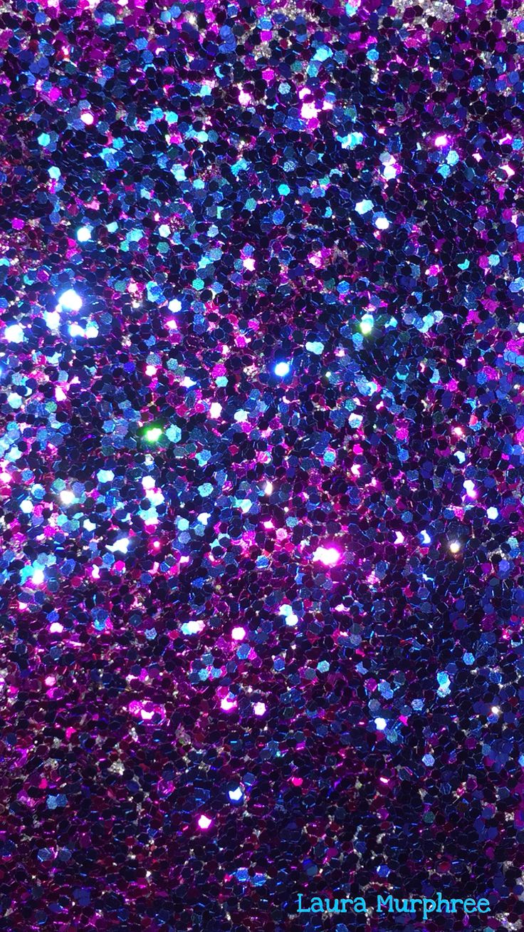 purple and blue glitter background with lots of small white dots on the top of it