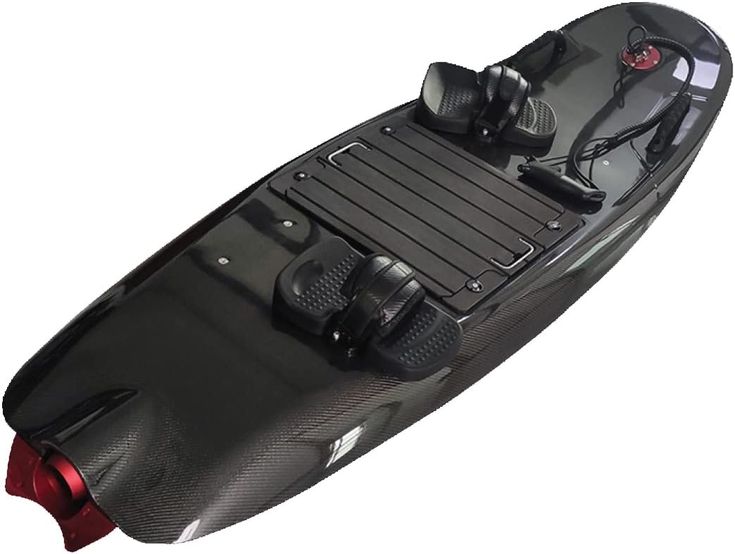 an inflatable kayak is shown on a white background