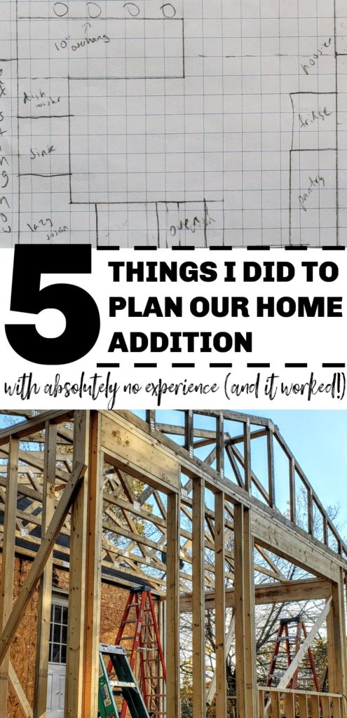 the top five things i did to plan our home addition