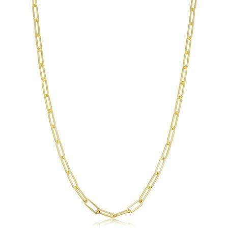 This modern, stylish jewelry for women is the perfect alternative to a real gold necklace as it embodies the appeal of classic 14 karat gold to perfection for a much lower cost. A paper clip, oval link chain necklace style is showcased in this designer gold jewelry and it offers a brilliant shine that is simply eye catching. This gold filled chain necklace is completed with a sturdy lobster claw clasp, adding to its durability, perfect for everyday wear. Key Features: Metal: 14k Yellow Gold Fill Gold Necklace For Men, Real Gold Necklace, Gold Necklace For Women, Gold Link Necklace, Paperclip Chain Necklace, Real Gold Jewelry, Gold Link Chain, Gold Chains For Men, Solid Gold Necklace