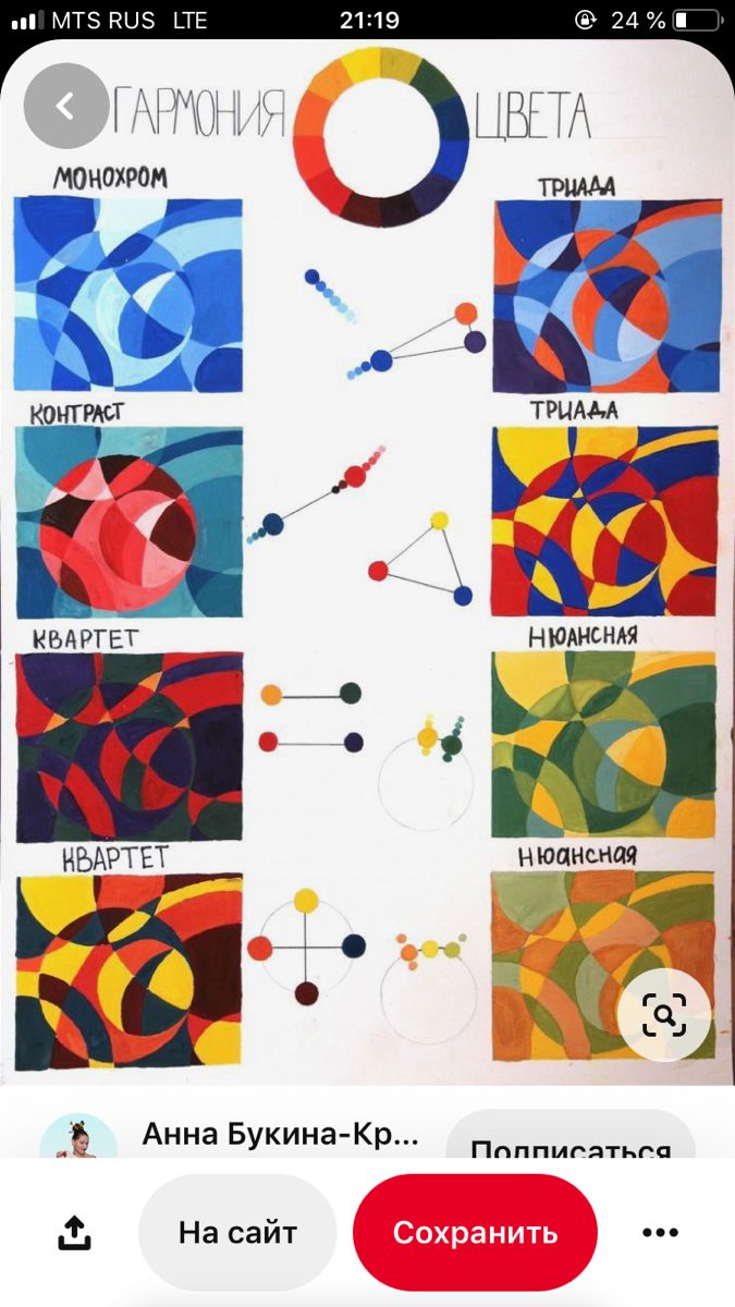 an iphone screen showing the different colors and shapes