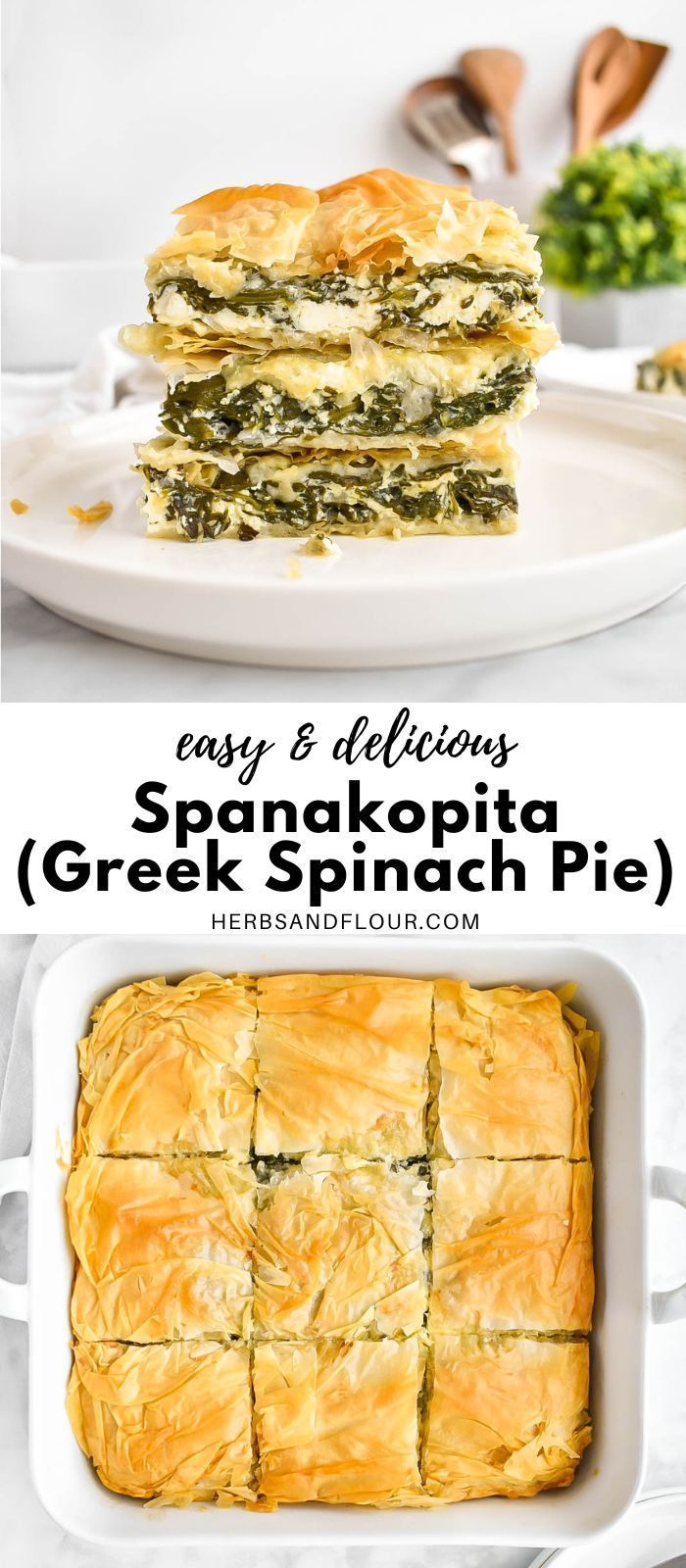 an easy and delicious greek spinach pie recipe