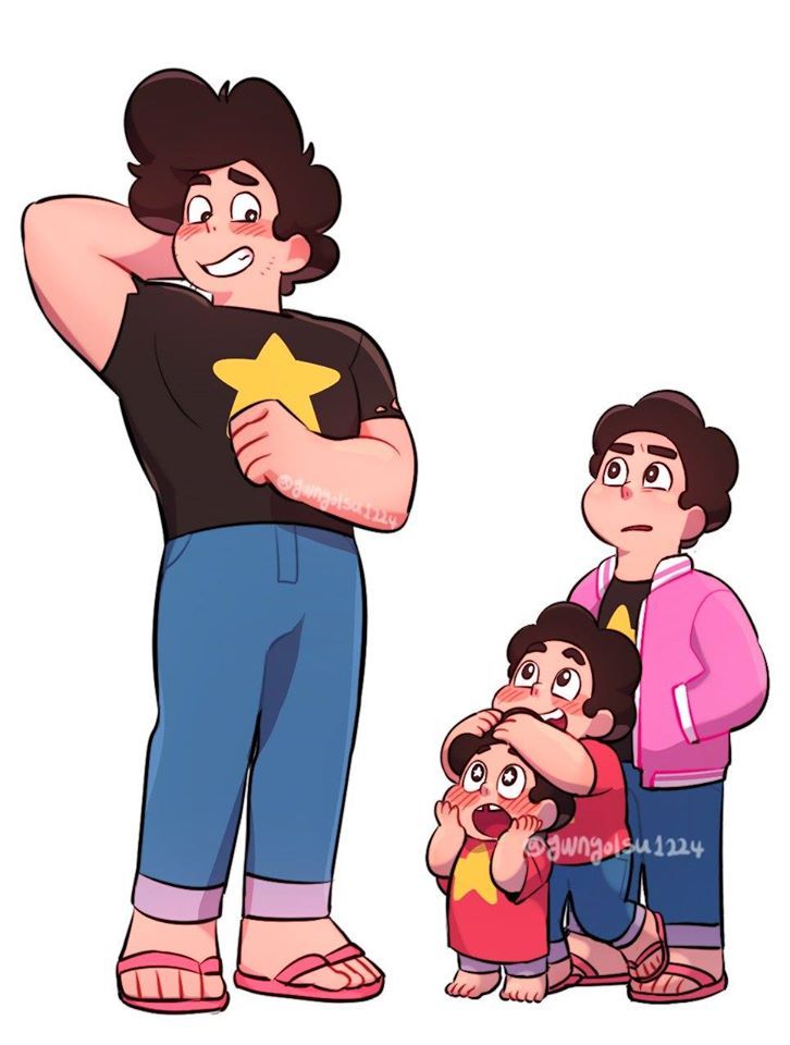 the family is standing next to each other with one star on their chest and another person holding