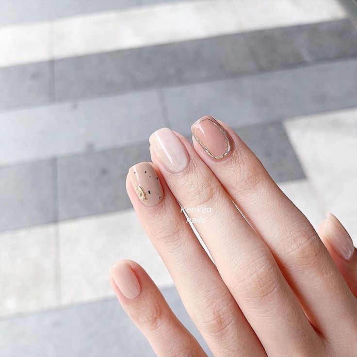 Nail Basic Korea, Korea Nail, Basic Nails, Prom Nails, Luxury Nails, Beauty Stuff, Nails Inspo, Cute Nails, Nail Inspo