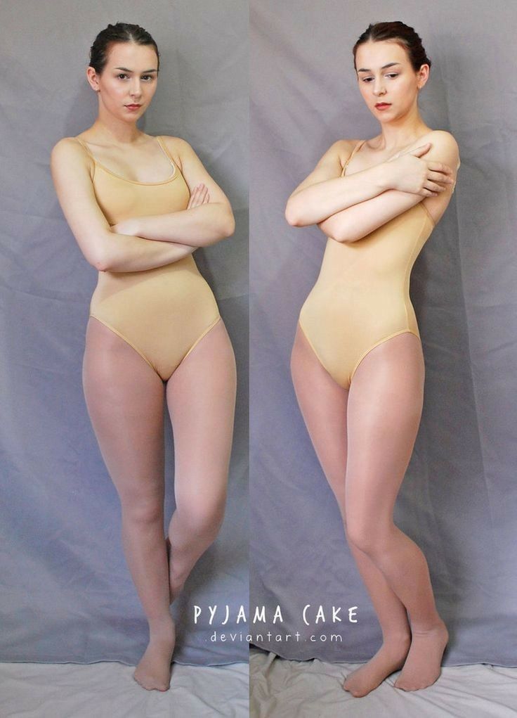 two images of a woman in a yellow bodysuit with her arms crossed and legs crossed