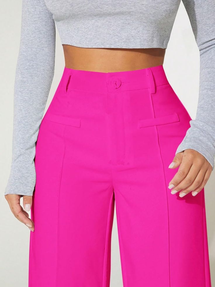 These Cute Pink Seam Front High Waist Pants are perfect for any casual or dressed-up look. Made with a high waist design and seam front detailing, these pants are both trendy and comfortable. The perfect addition to any fashion-forward wardrobe. 92% Polyester, 8% Elastane Machine Wash Zipper Closure Size Chart XS = Dress 0-2, Bust, 31"-32.5", Waist 23"-24, Hip 31"- 34"Small = Dress 4-6, Bust,33"-35", Waist 25-26", Hips 35"-37"Medium = Dress 8-10, Bust 35-36" Waist 27-28", Hips 38-39"Large =Dress 12-14,Bust,38-40, Waist,29-31", Hips 40-42"14/16 - Bust 40"-42", Waist 33.5"-36", Hips 44"-46"18/20 - Bust 42"-44", Waist 37"- 40", Hips 47"-50" Winter Knit Hats, High Waist Pants, Dress 12, Medium Dress, Large Dress, Women Pants, Small Dress, Winter Knits, Waist Pants