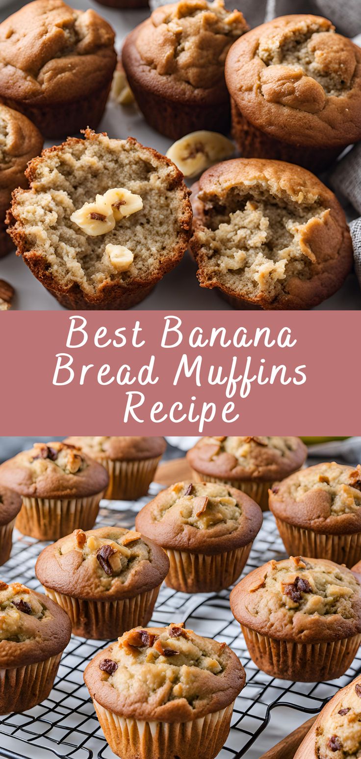 the best banana bread muffins recipe